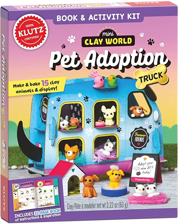 Klutz Mini Clay World Pet Adoption Truck Craft Kit | Amazon (US)