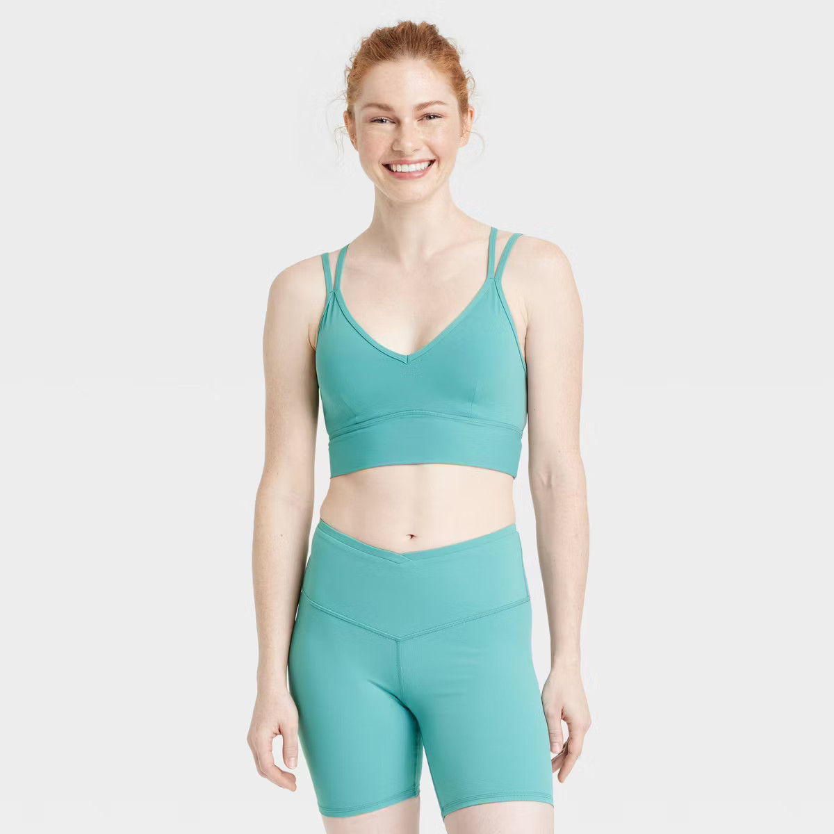 Women's V-Neck Strappy Sports Bra - JoyLab™ | Target