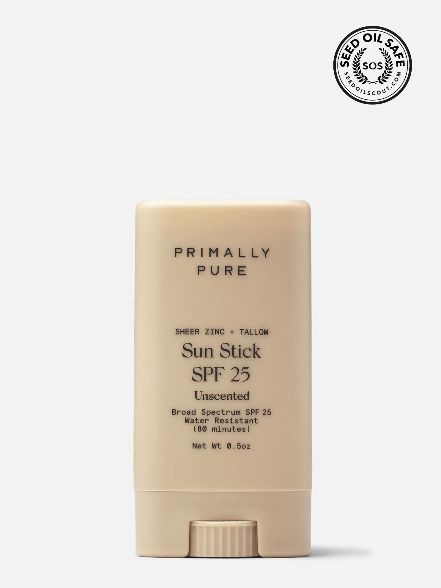 Sun Stick SPF 25 | Primally Pure Skincare | Mineral Sunscreen Stick | Primally Pure