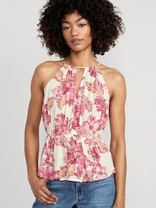 Sleeveless High-Neck Top for Women | Old Navy (US)