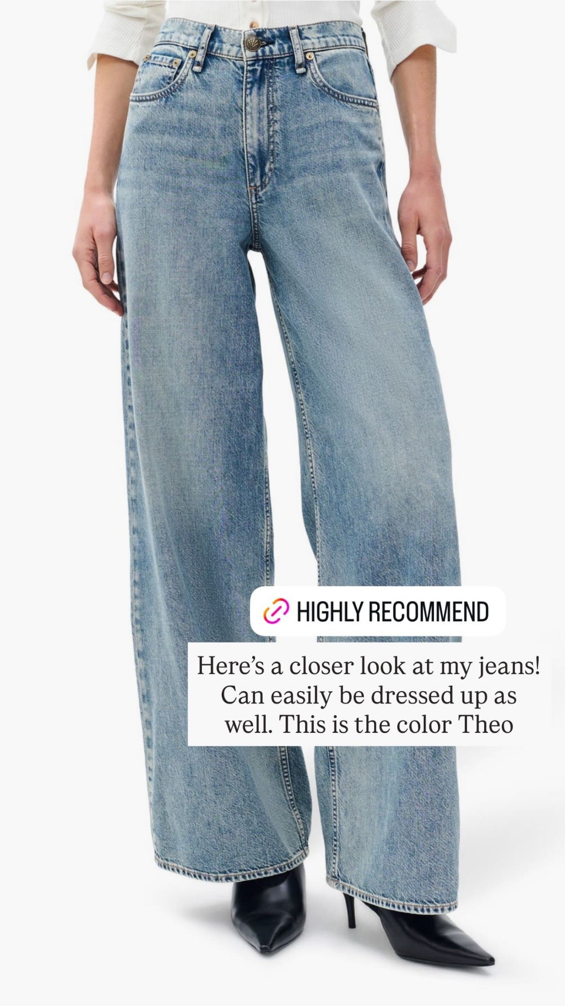 Here's a closer look at my jeans! Can easily be dressed up as well. This is the color Theo  

#LTKootd #LTKgrwm #LTKOver40