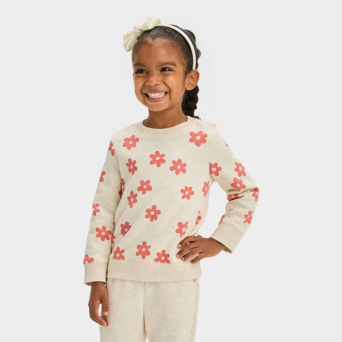 Toddler Girls' Fleece Pullover Sweatshirt - Cat & Jack™ | Target
