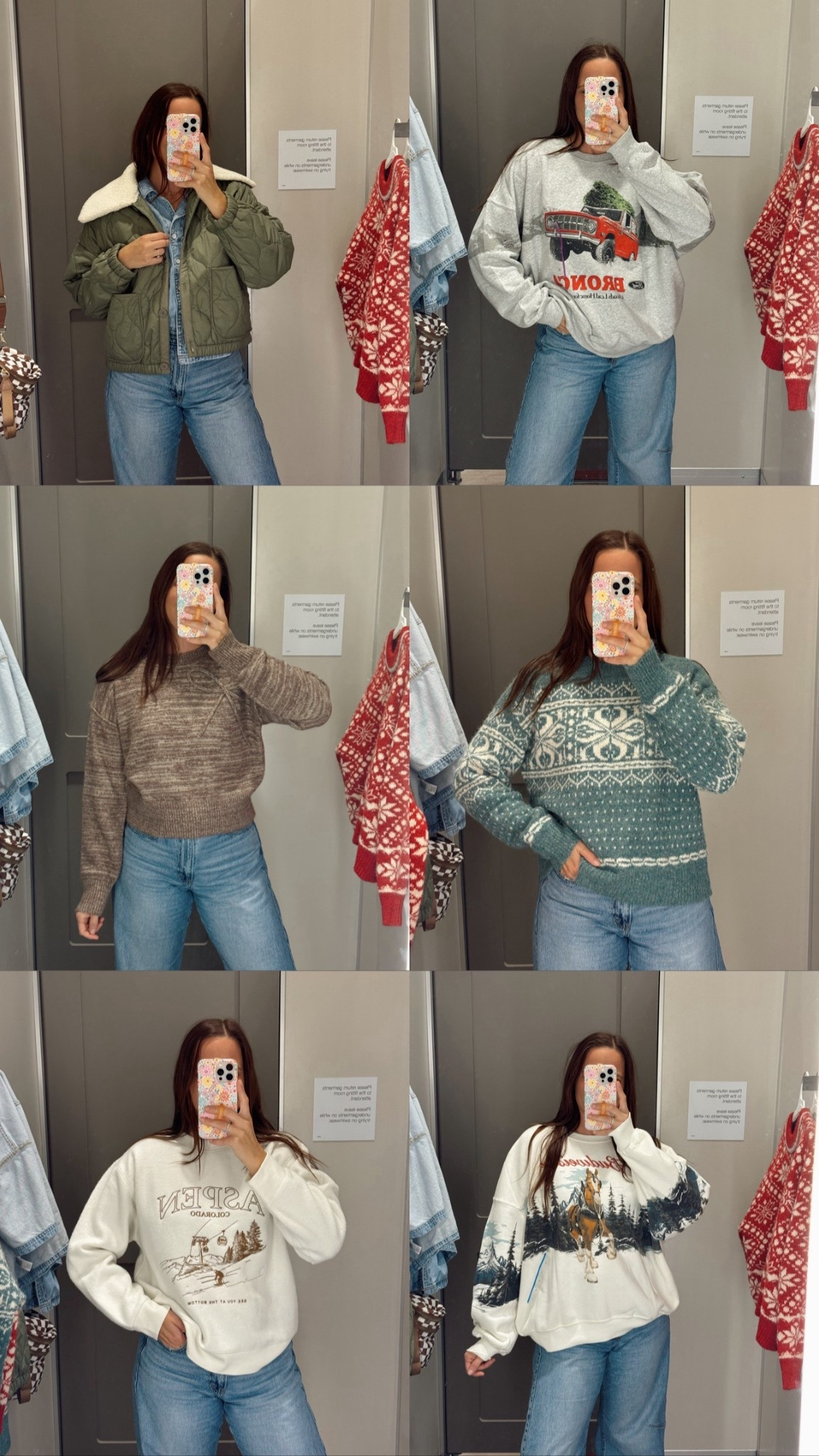 Obsessed with all of these sweaters - medium in most 
Bronco - xl 
Budweiser- l 

#LTKHoliday #LTKStyleTip