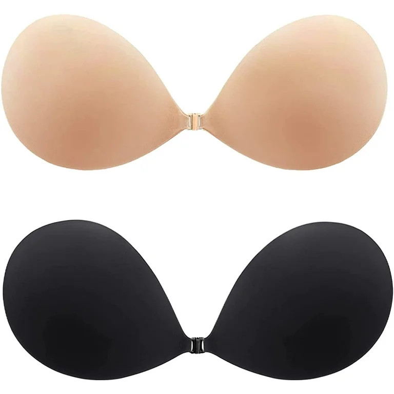 Backless Bra, Sticky Bra, Reusable Adhesive Bra, Strapless Bras for Women, Backless Strapless Bra... | Walmart (US)