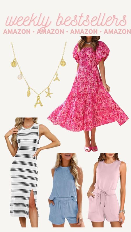 Weekly amazon best sellers!! 

Amazon best sellers / amazon fashion / summer fashion / summer outfit ideas / summer maxi dresses / charm necklace 

#LTKFindsUnder50 #LTKStyleTip #LTKSeasonal
