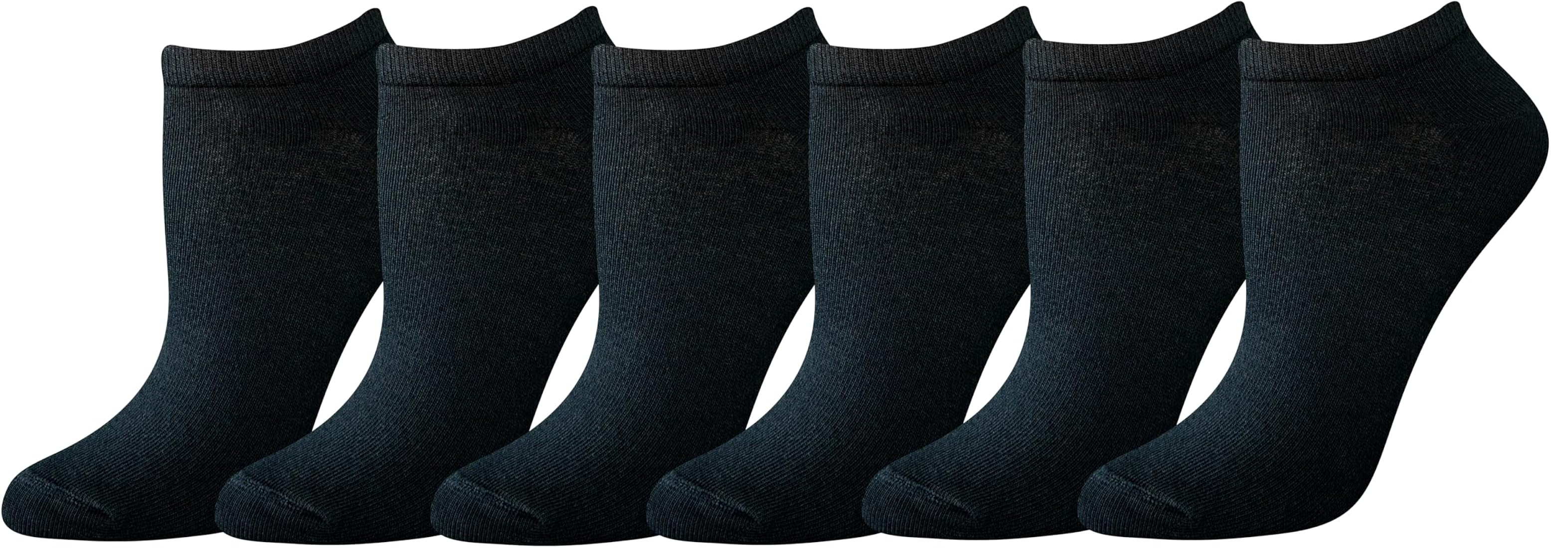Amazon Essentials Women's Comfortable Low-Cut Cotton Casual Socks, Fit Well, 6 Pairs | Amazon (US)