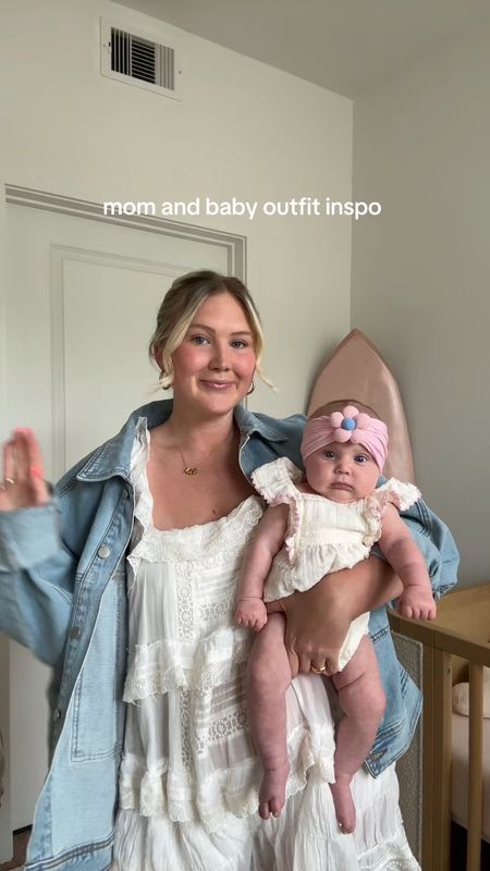 Mom and baby girl  spring outfit inspo! My dress is free people and hers is old navy 

#LTKstyletip #LTKSeasonal #LTKkids