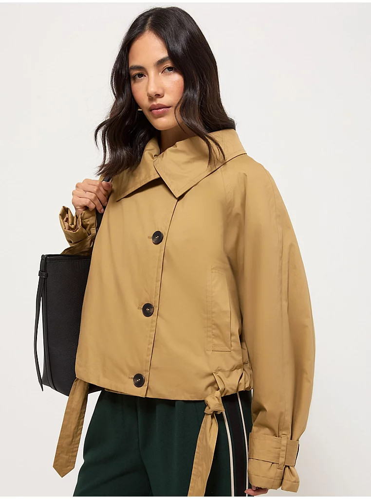 Tan Short Trench Coat | George