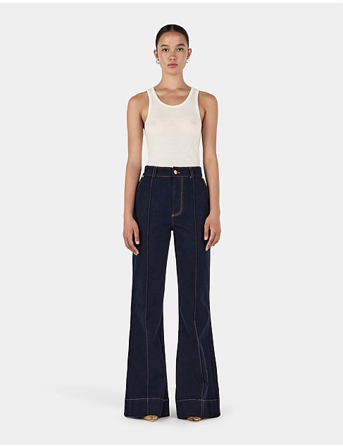 SUE WIDE LEG JEAN | David Jones (Australia & New Zealand)