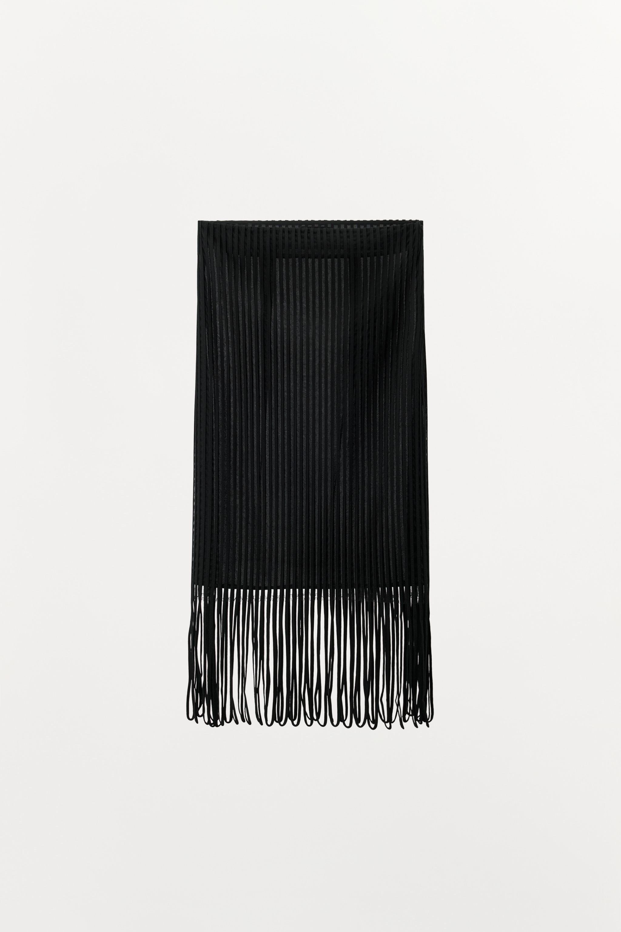 FRINGED STRAP SKIRT | Zara US