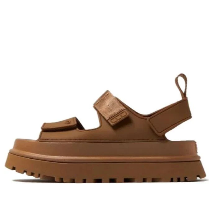 (GS) UGG GoldenGlow Sandals 'Brown' | KICKS CREW