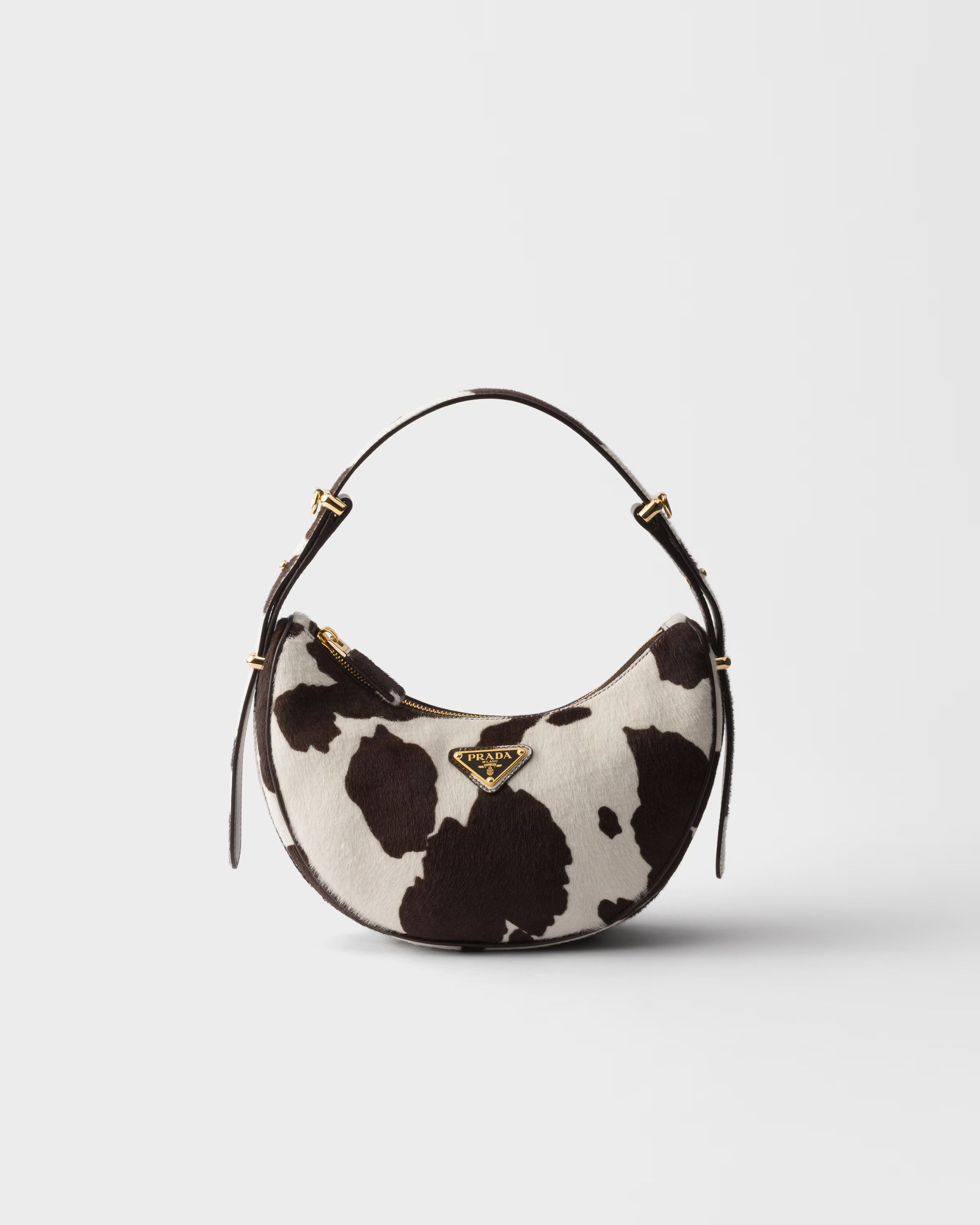 Prada Arqué printed leather mini shoulder bag | Prada US