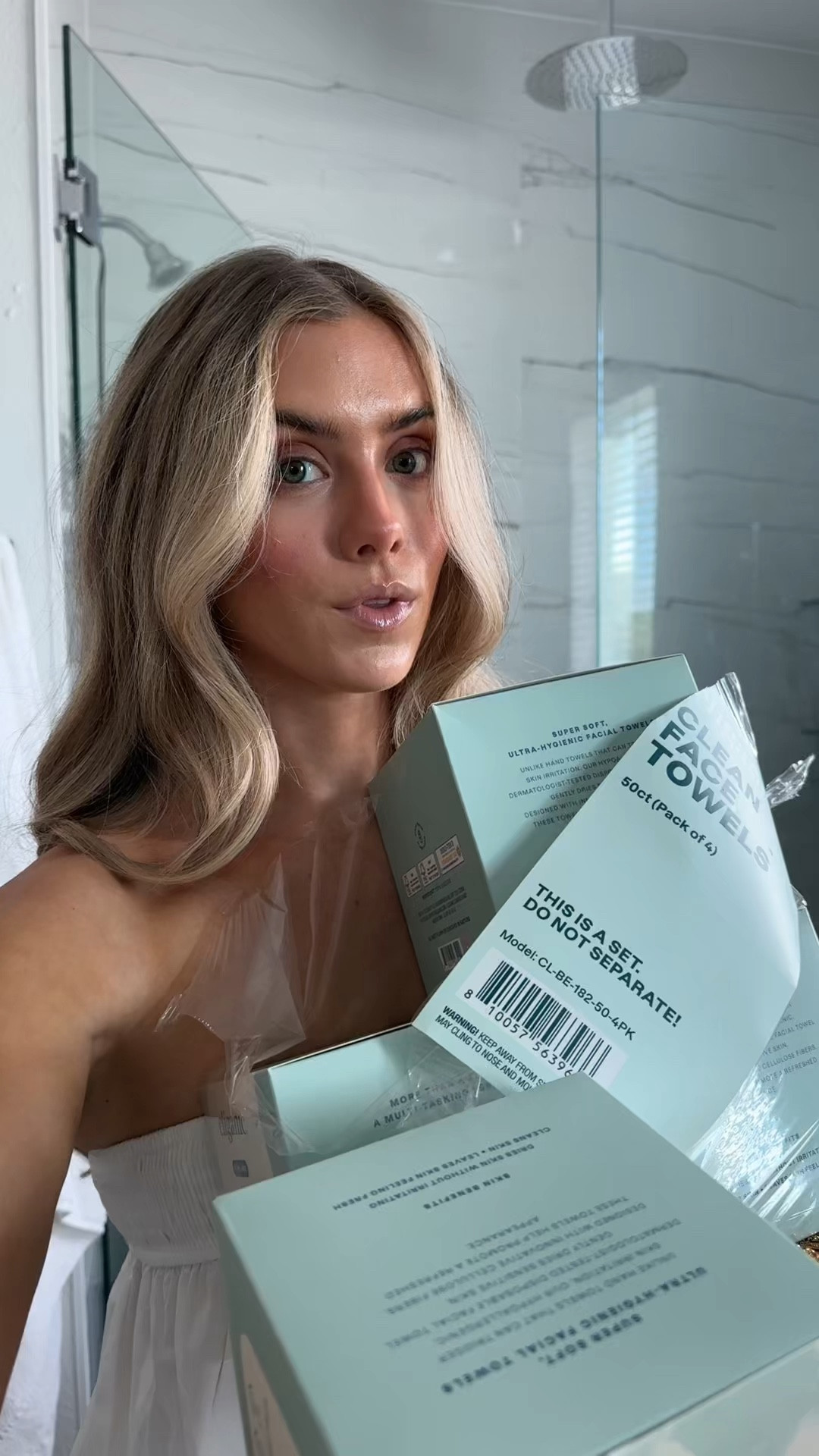 Cliganic Clean Face Towels XL, Multi-Pack (100 Count), Disposable, Ultra-Absorbent, Hypoallergenic & Soft - Makeup Remover Dry Wipes, Pamper Your Face, Hygienic Towelettes, for All Skin Types @Cliganic

#LTKgrwm #LTKselfcare #LTKBeauty