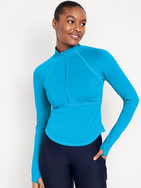 Brushed PowerSoft 1/2-Zip Pullover for Women | Old Navy (US)