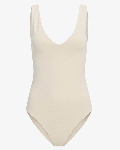 Body Contour High Compression Double V-Neck Bodysuit | Express