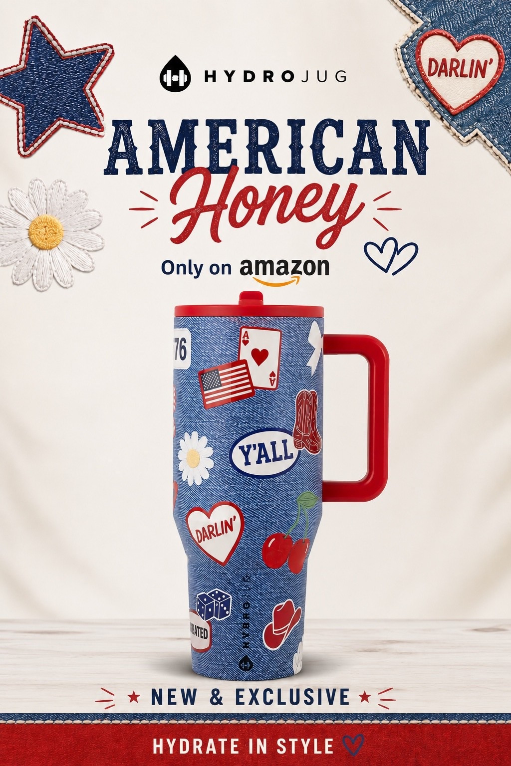 NEW Amazon Exclusive Hydrojug American Honey #active #travel #tumbler

#LTKselfcare