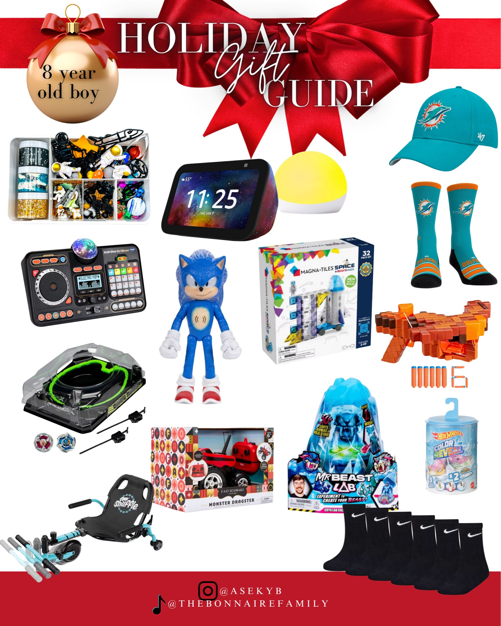 Everything we got for our 7 (will be 8 on Christmas) boy. Only thing not linked is the space sensory kit, which is from Young Wild & Friedman. 

#LTKSeasonal #LTKkids #LTKfamily