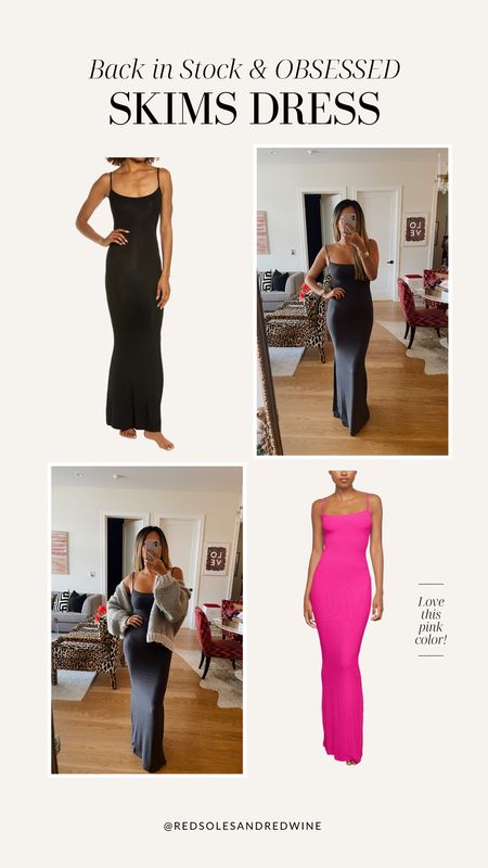 Back in stock and OBSESSED with the skims dress! Wearing size small

Pink dress, black dress, casual dress, maxi dress, skims

#LTKunder100 #LTKstyletip