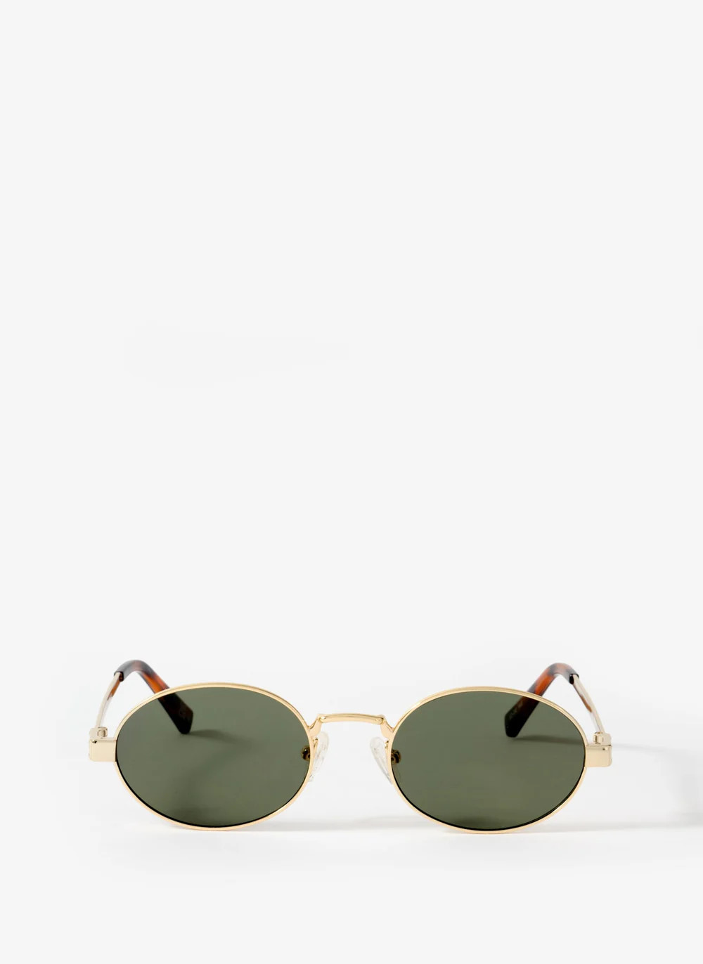Le Specs Poseidon Deux Gold Tone Metal Rimmed Sunglasses | Mint Velvet