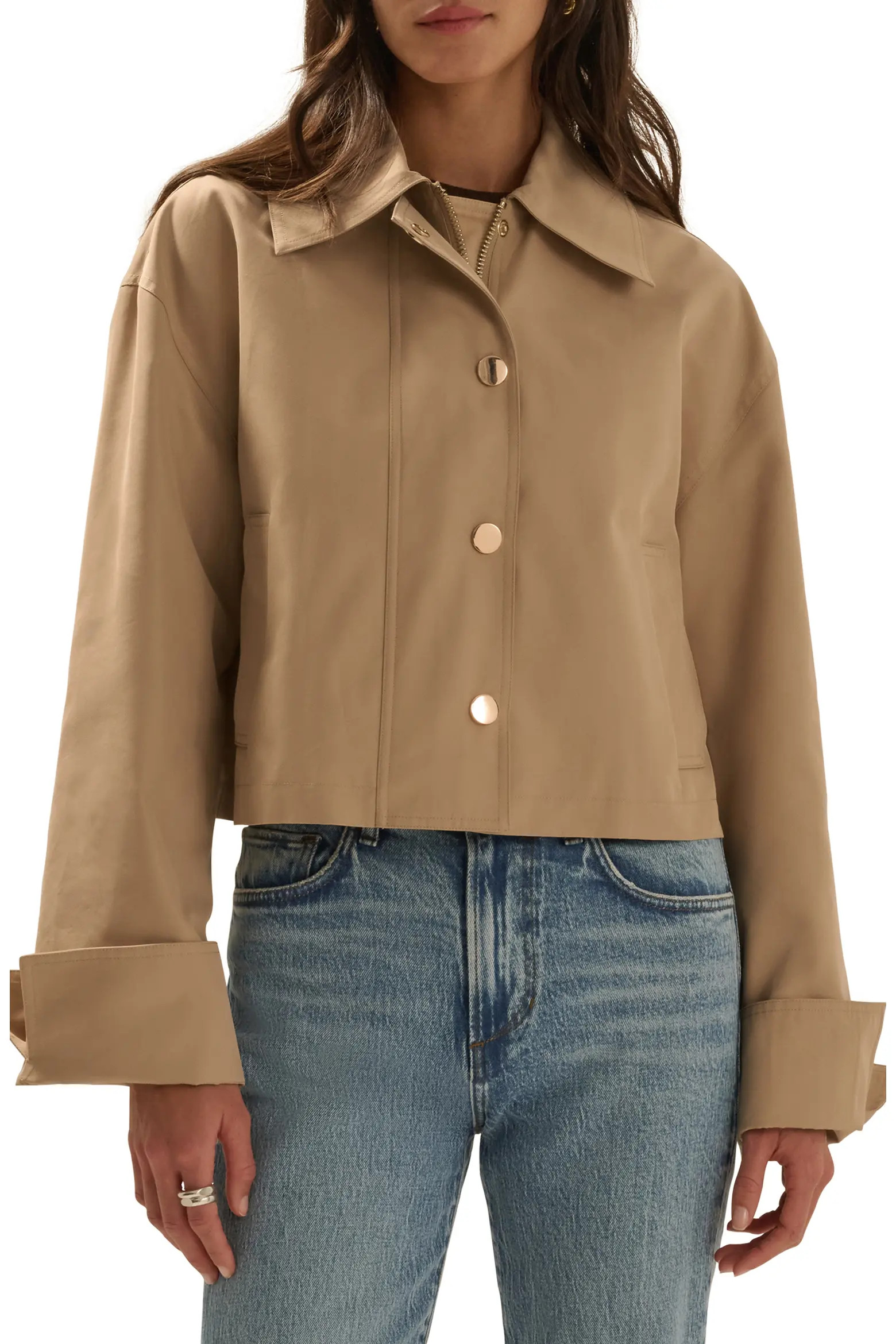 Favorite Daughter The Rue Cropped Trench (Women) | Nordstrom | Nordstrom