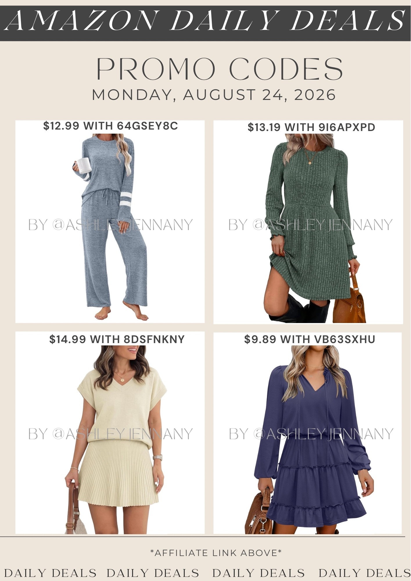 Amazon deals

#LTKMidsize #LTKSaleAlert #LTKSeasonal