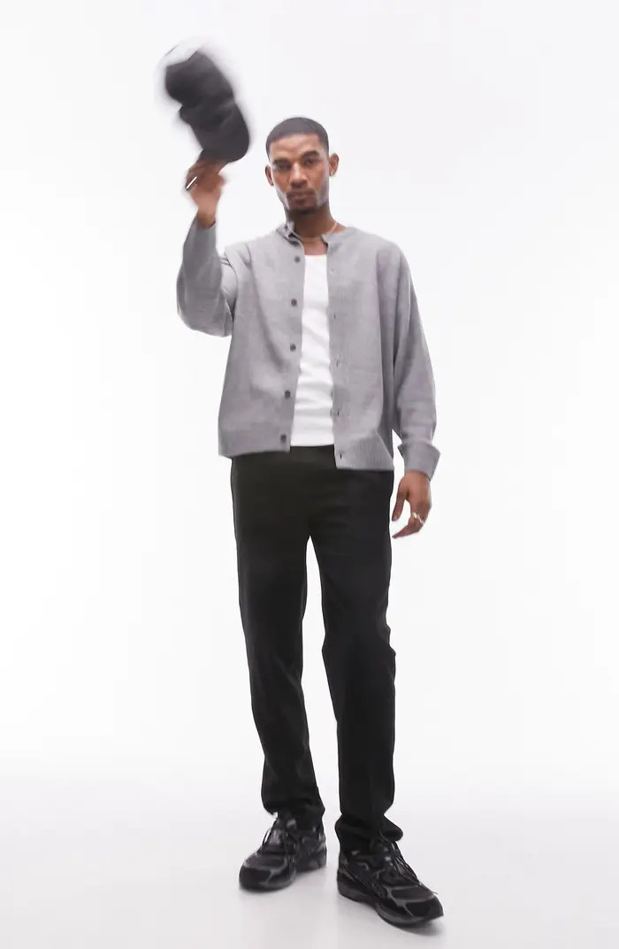 Topman Crewneck Cardigan | Nordstrom | Nordstrom