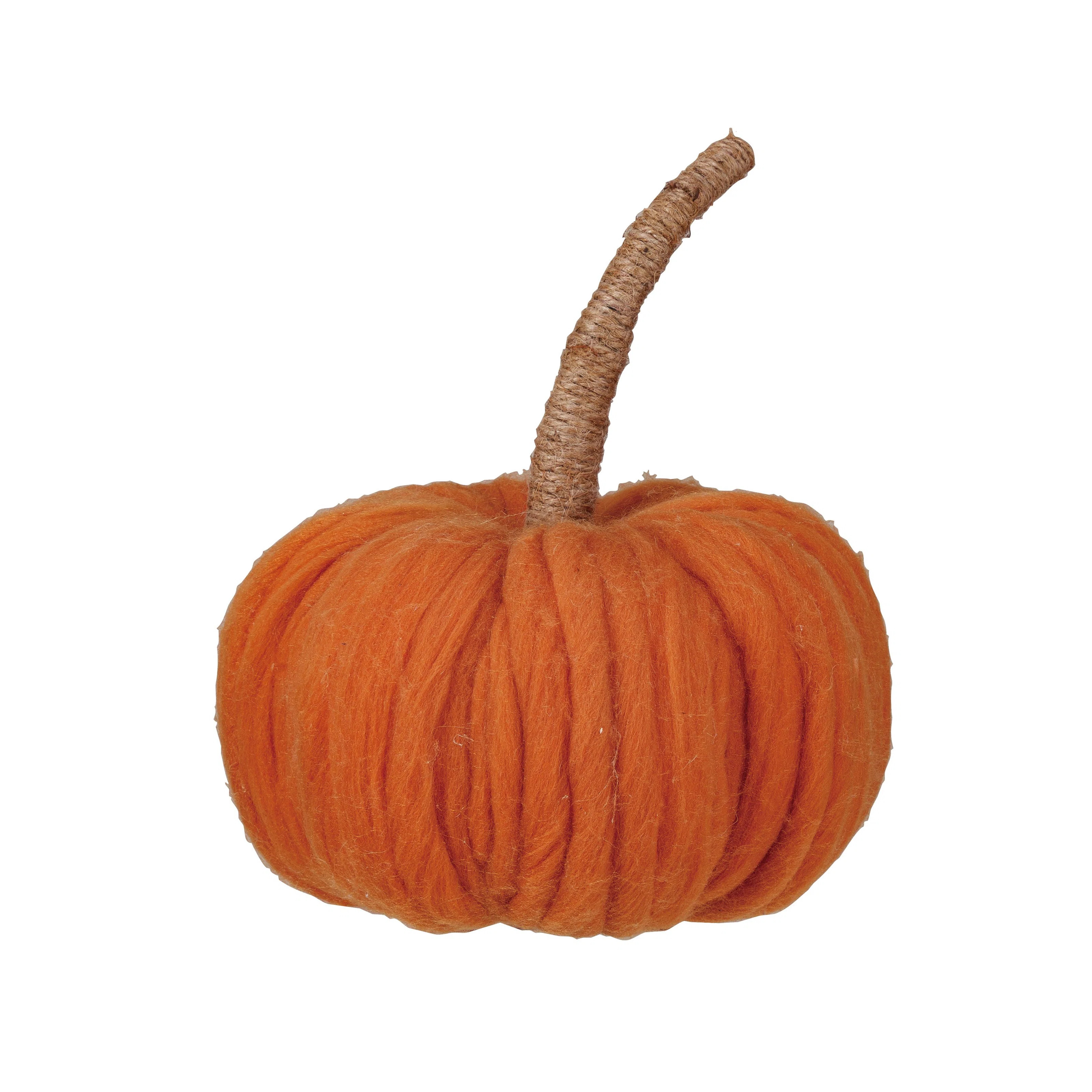 Wide Pumpkin With Wrapped Stem | Wayfair North America