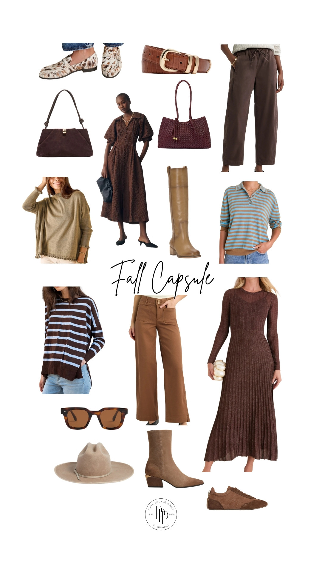 the perfect fall capsule wardrobe with rich browns, cozy layers, and pieces you can mix and match all season long 🤎🍂

Fall fashion, fall outfit, dress, europe, travel, airport, airplane,  

 #LTKootd #LTKSeasonal #LTKSaleAlert