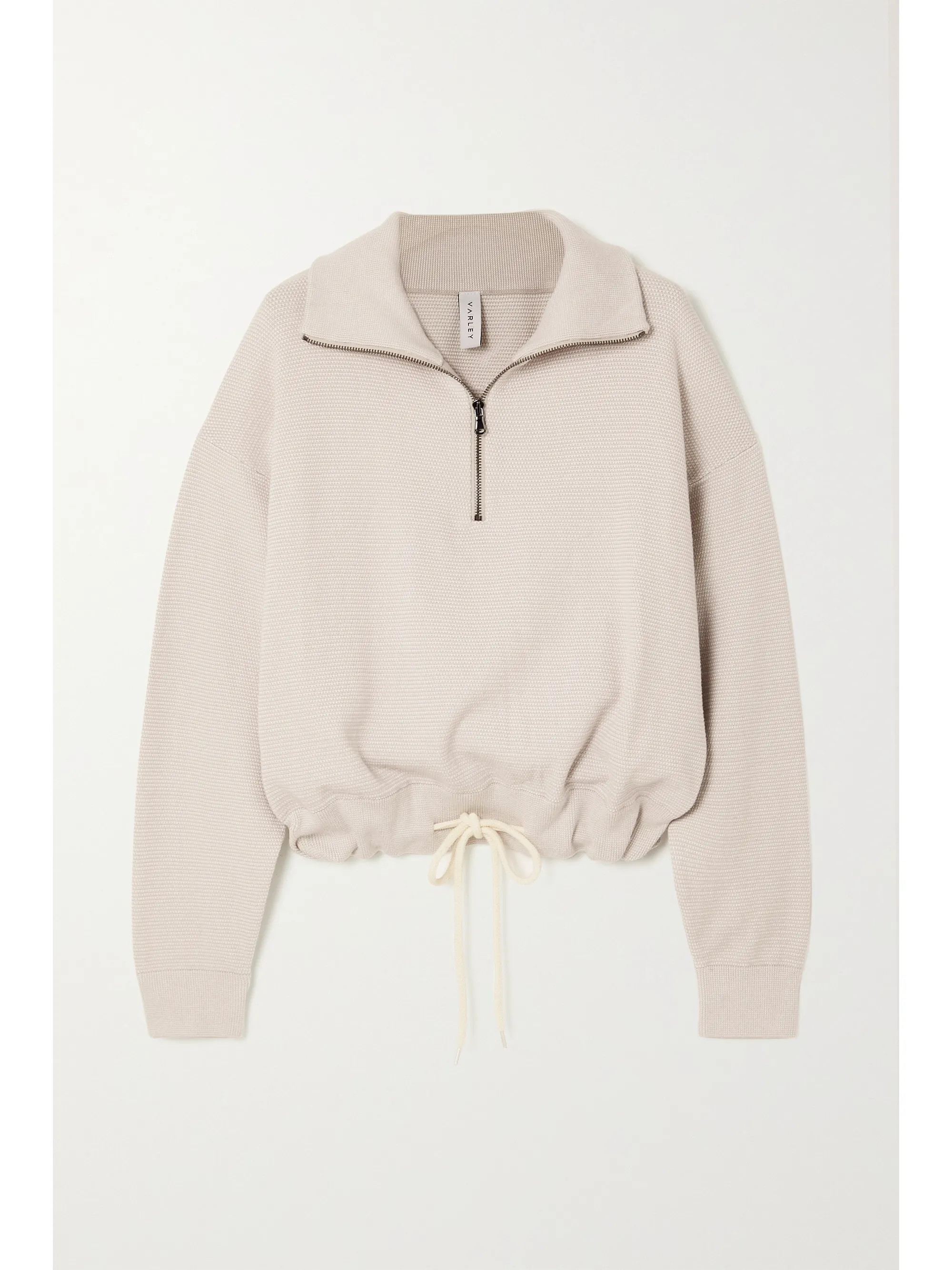 Silver Buckingham cotton sweatshirt | Varley | NET-A-PORTER | NET-A-PORTER (US)
