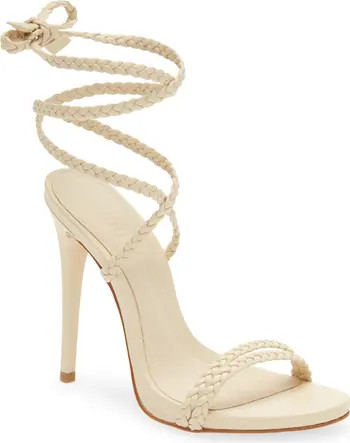 Schutz Jada Braided Ankle Tie Sandal | Nordstrom | Nordstrom