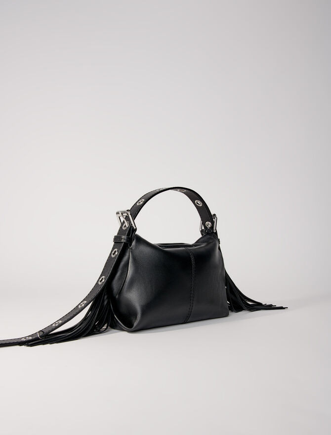 Smooth leather mini Miss M bag | Maje US