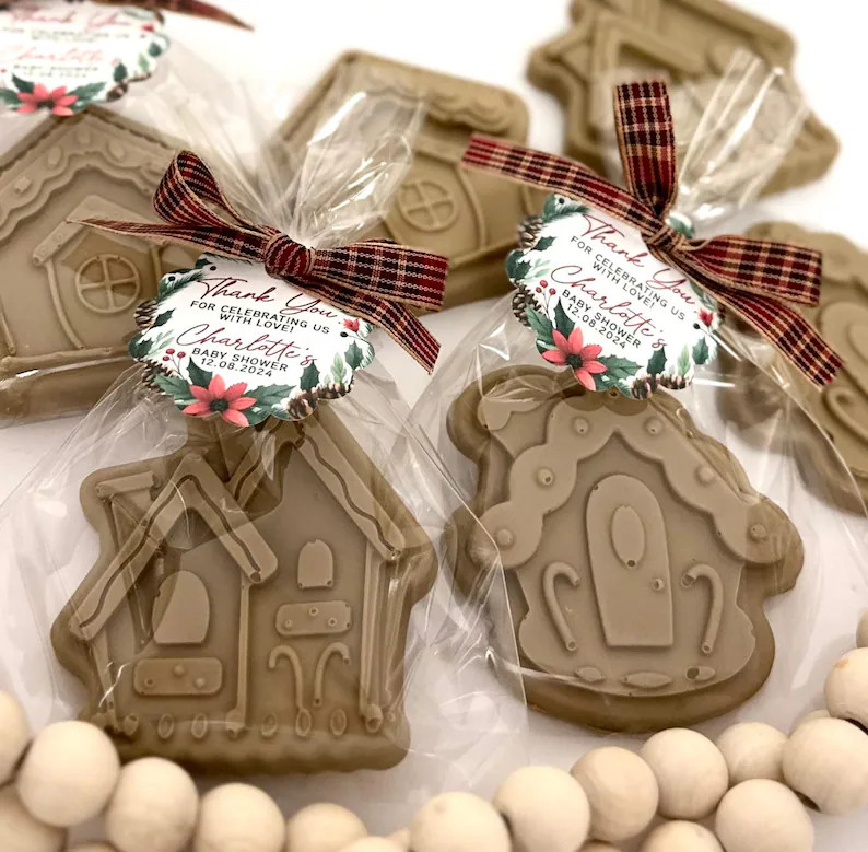 Gingerbread House Soap Favors - Christmas Holiday Party Bulk Guest Gifts, Corporate Office Cowork... | Etsy (US)
