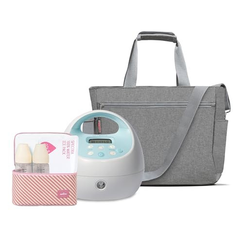 Spectra - S1 Plus Electric Breast Milk Pump with Tote Bag, Breast Milk Bottles and Cooler for Baby Feeding | Amazon (US)