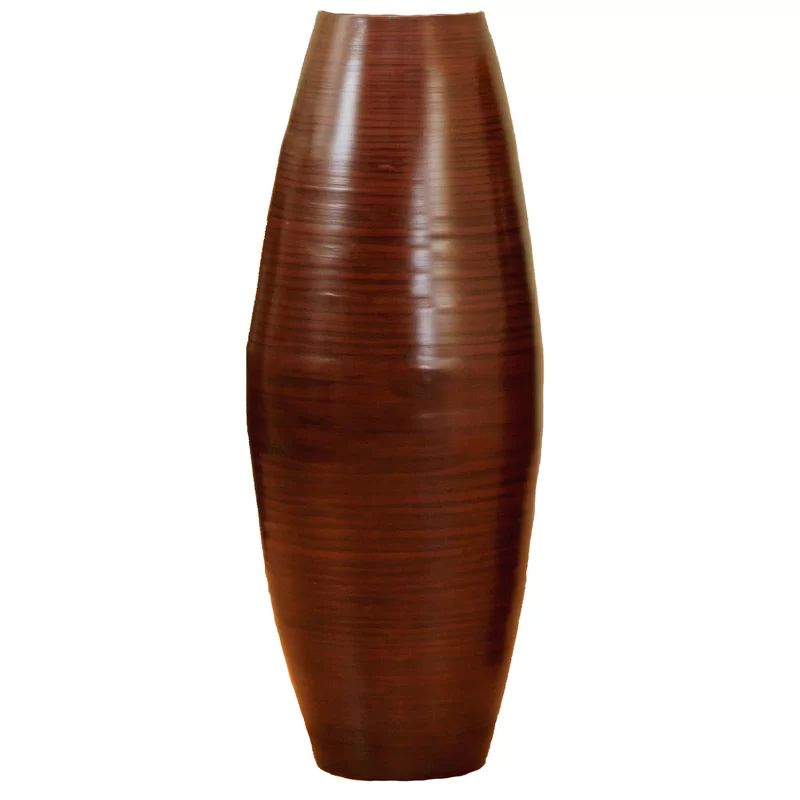 Mendez Handmade Wood Floor Vase | Wayfair North America