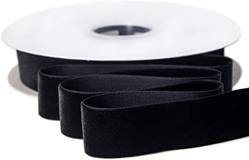 Ribbli Polyester Black Velvet Ribbon,1Inch,10-Yard Spool,Use for Choker,Gift Wrapping,Floral Bouquet | Amazon (US)