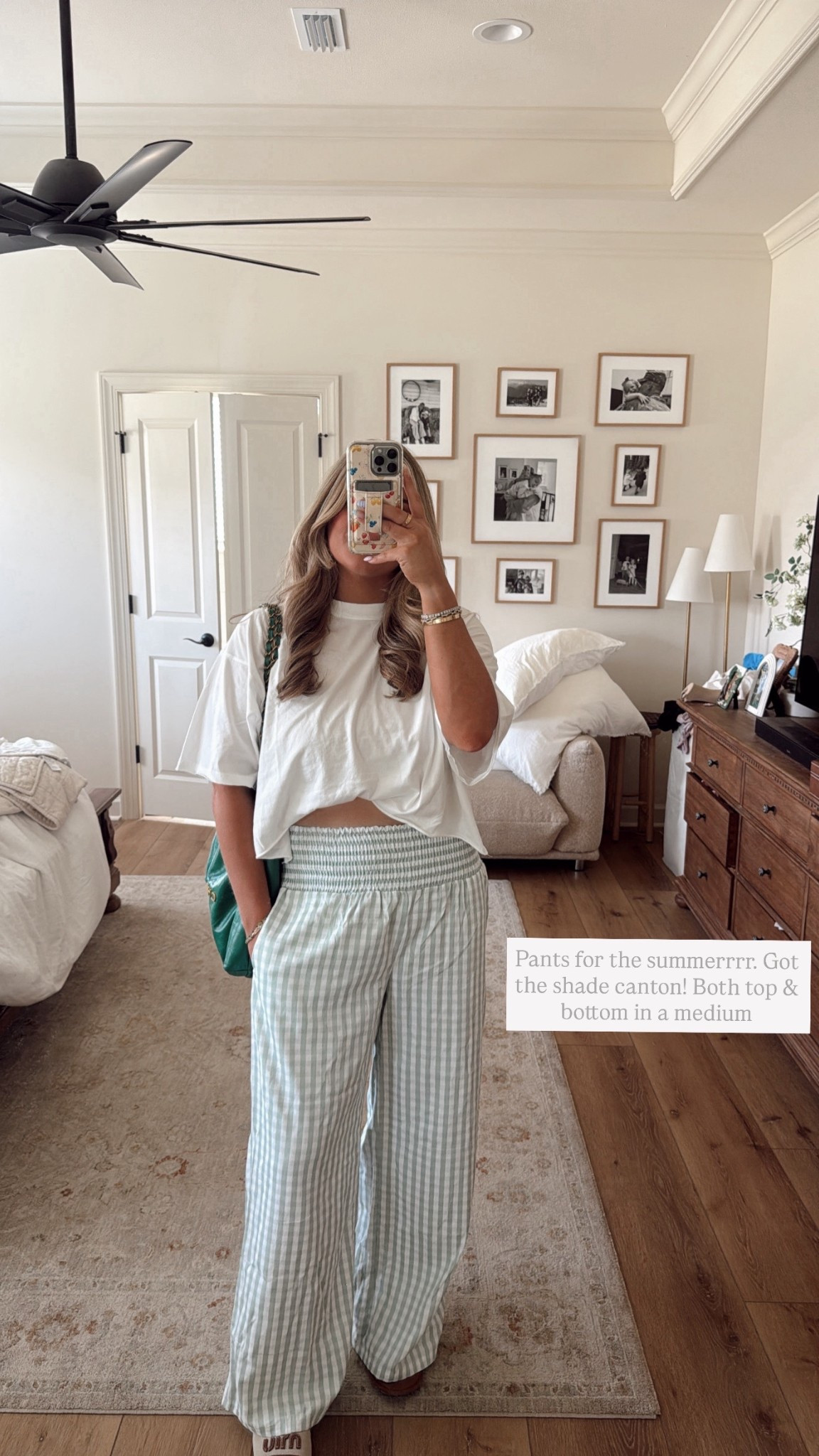 Size M in top and bottom! Both very lightweight and comfortable. Pants are on sale for $16! 

#LTKmomlife #LTKSaleAlert #LTKdayinmylife