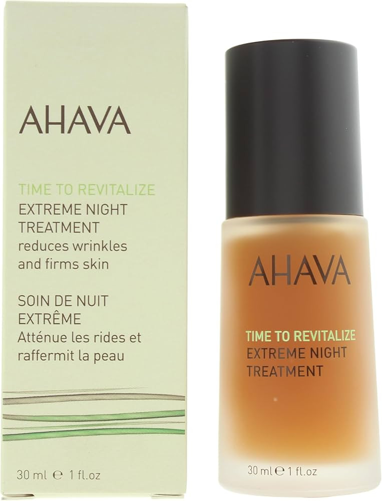 AHAVA Extreme Night Treatment - Exclusive Moisturizer, Neck & Chest Cream, Smoothes Skin & Reduce... | Amazon (US)