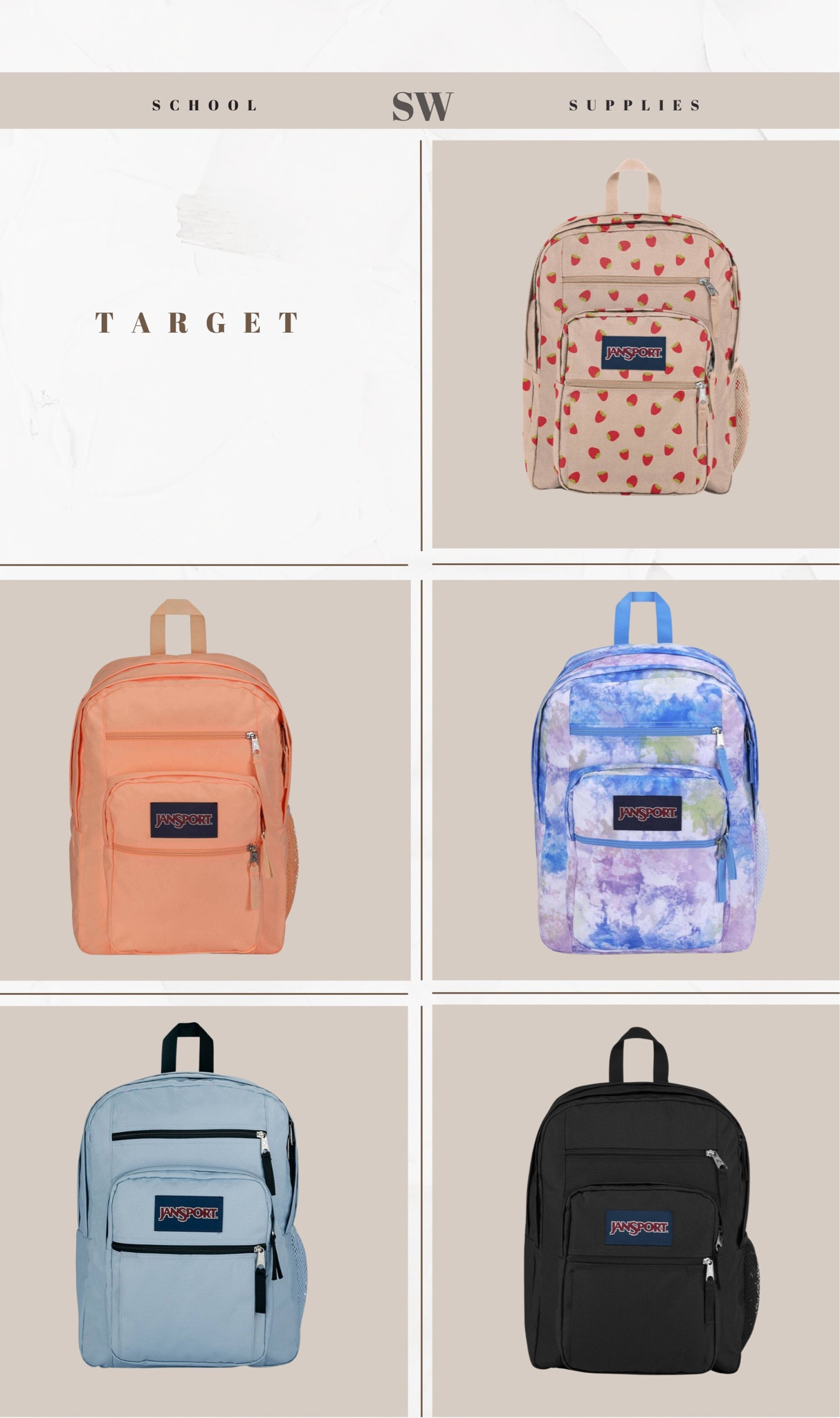 Target jansport outlet backpacks