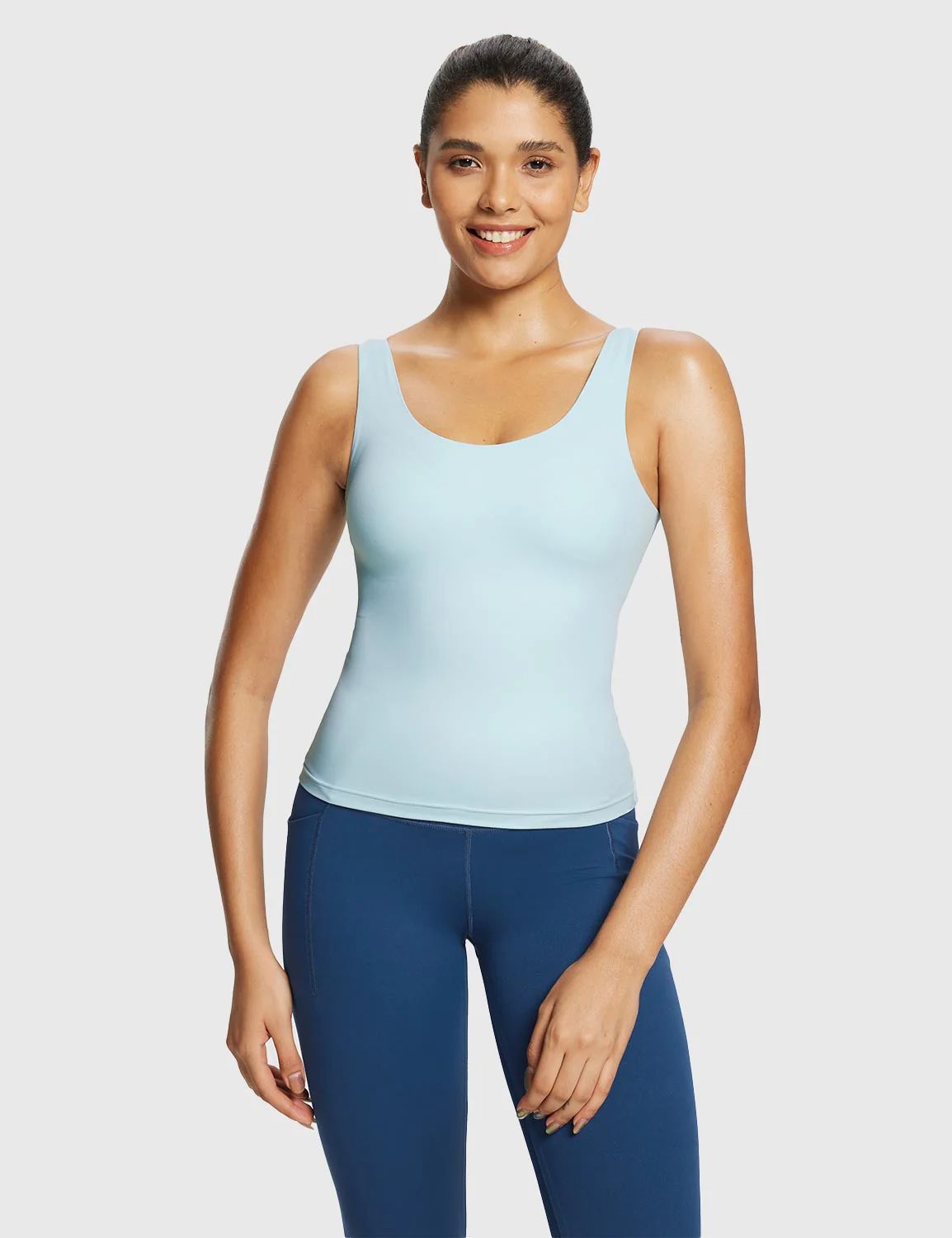 Baleaf Freeleaf U-Back Built-In Elastic Silicone Padded Tank Top | baleaf