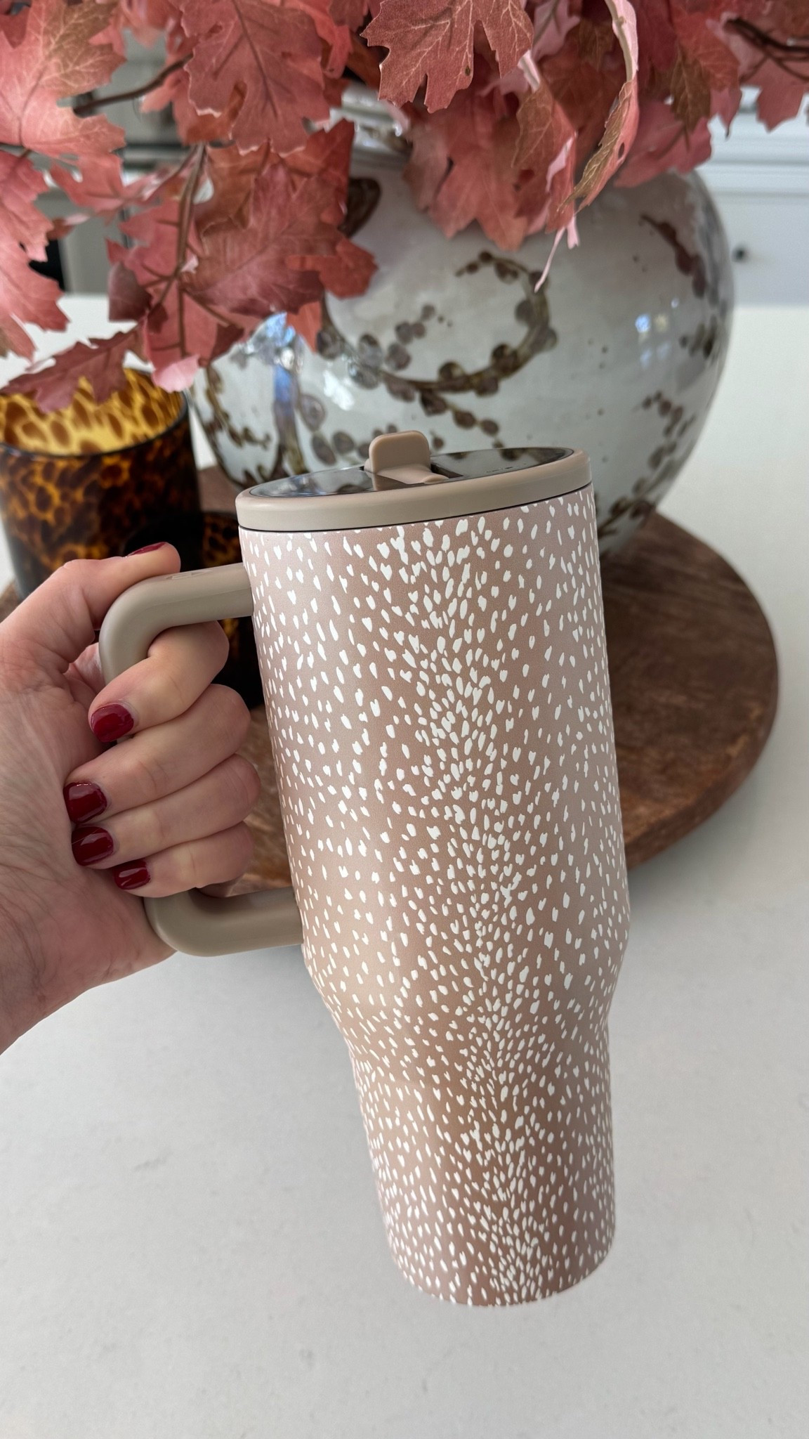 Just got this new water bottle and it is so cute for fall!