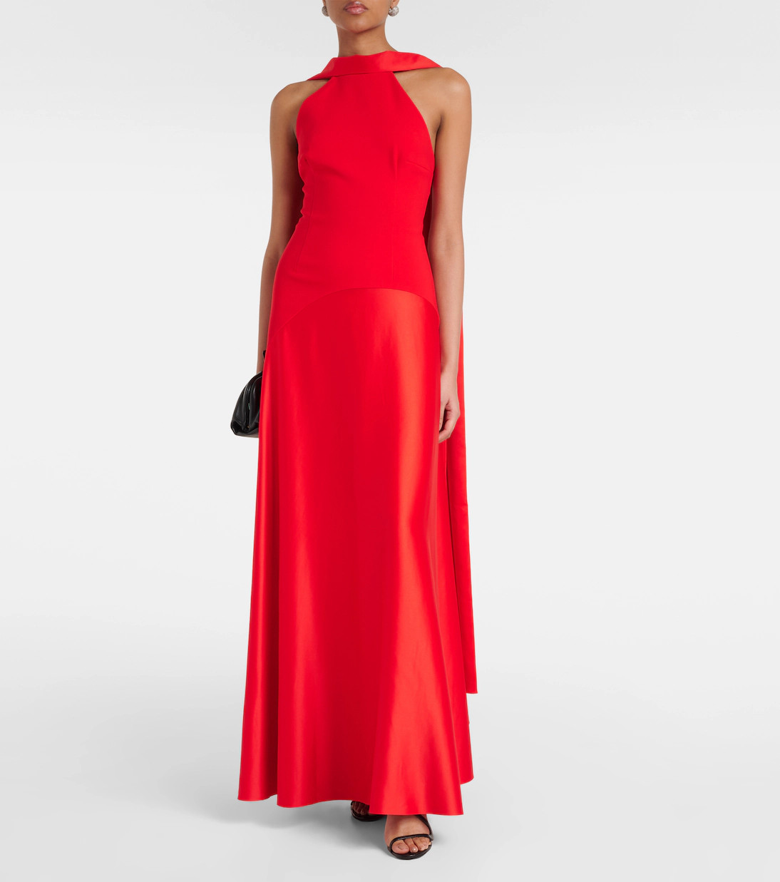 Cece crêpe and satin maxi dress | Mytheresa (UK)
