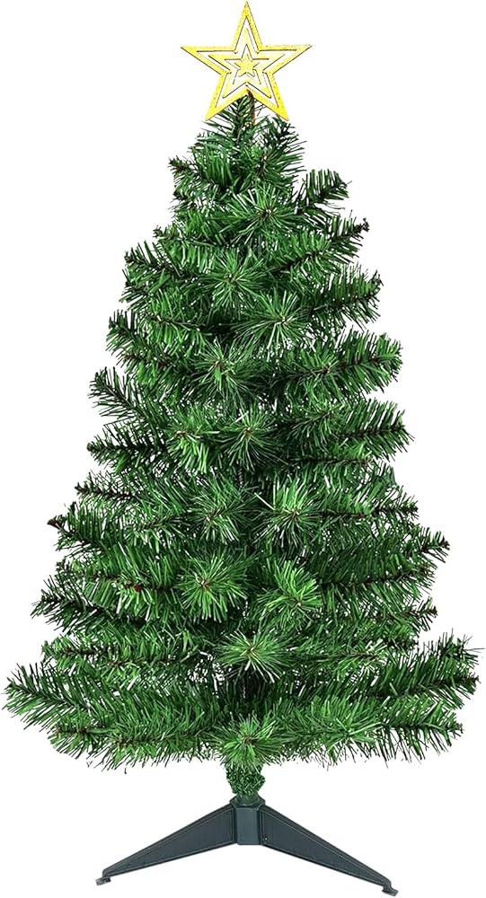 3FT Premium Hinged Artificial Holiday Small Mini Christmas Tree for Tabletop,Home, Office, Indoor... | Amazon (US)
