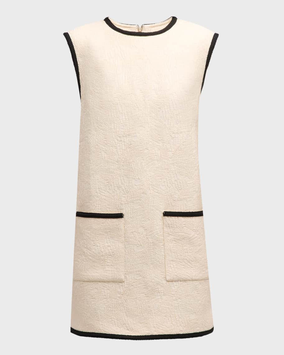 Veronica Beard Ravena Sleeveless Mini Shift Dress | Neiman Marcus