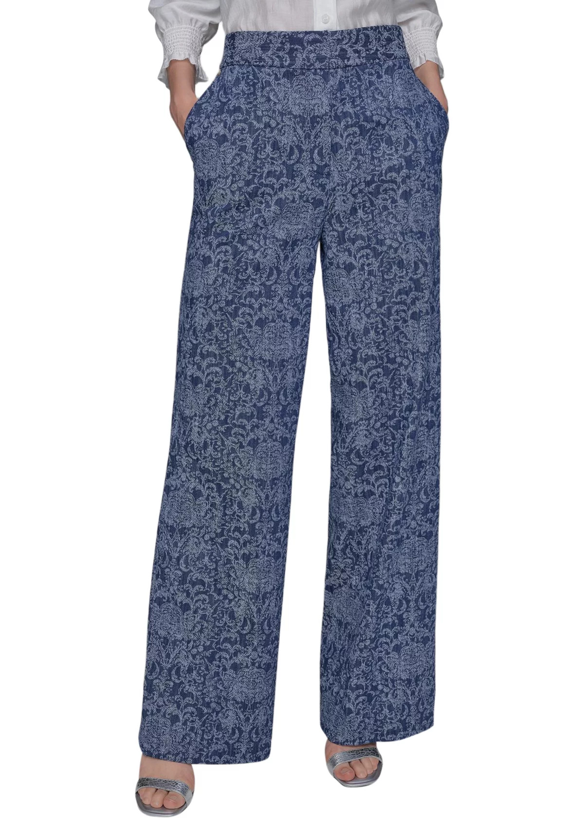 KARL LAGERFELD PARISWomen's Damask Embossed Denim Jeans | Belk