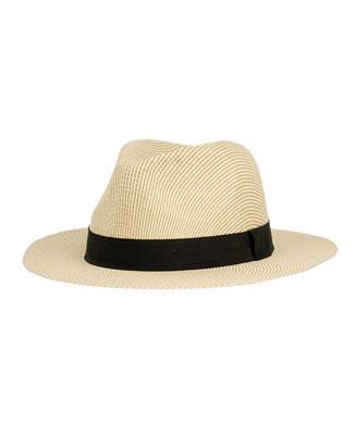 Angela & William Straw Panama Fedora Sun Hat - Macy's | Macy's