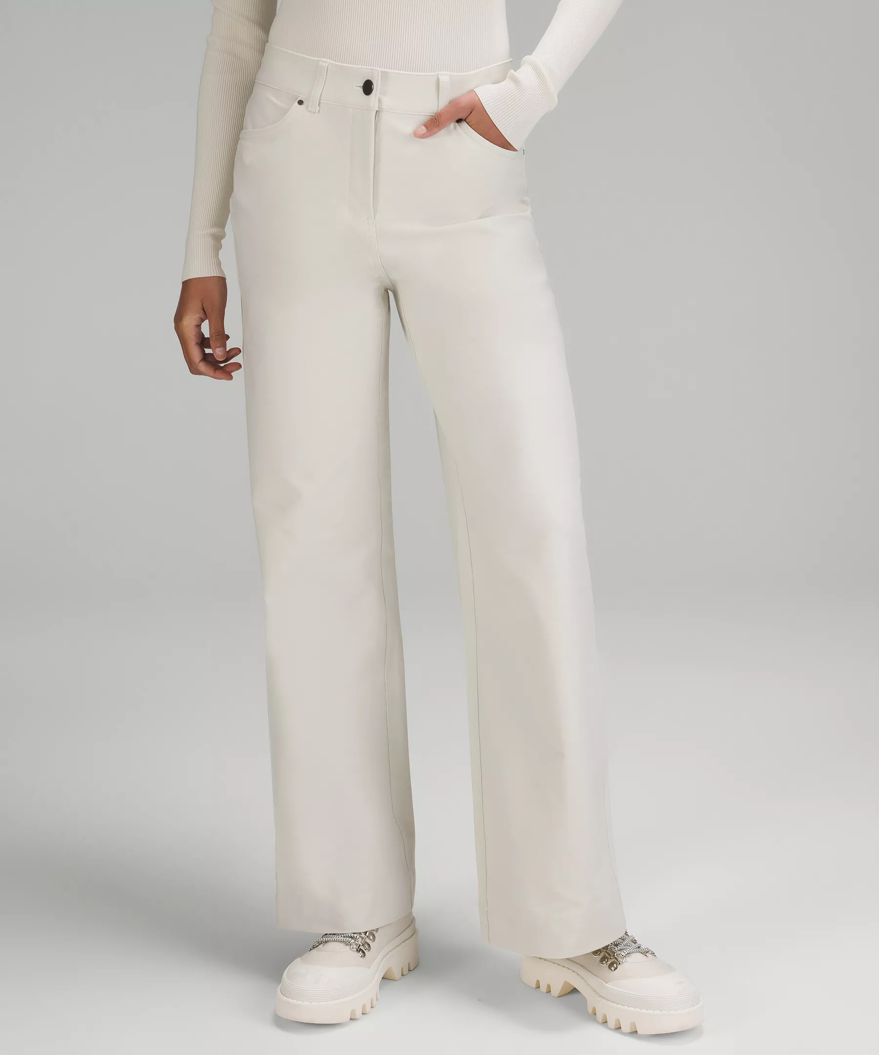 City Sleek 5 Pocket High-Rise Wide-Leg Pant Full Length | Lululemon (US)