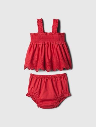 Baby Eyelet Two-Piece Outfit Set | Gap (US)