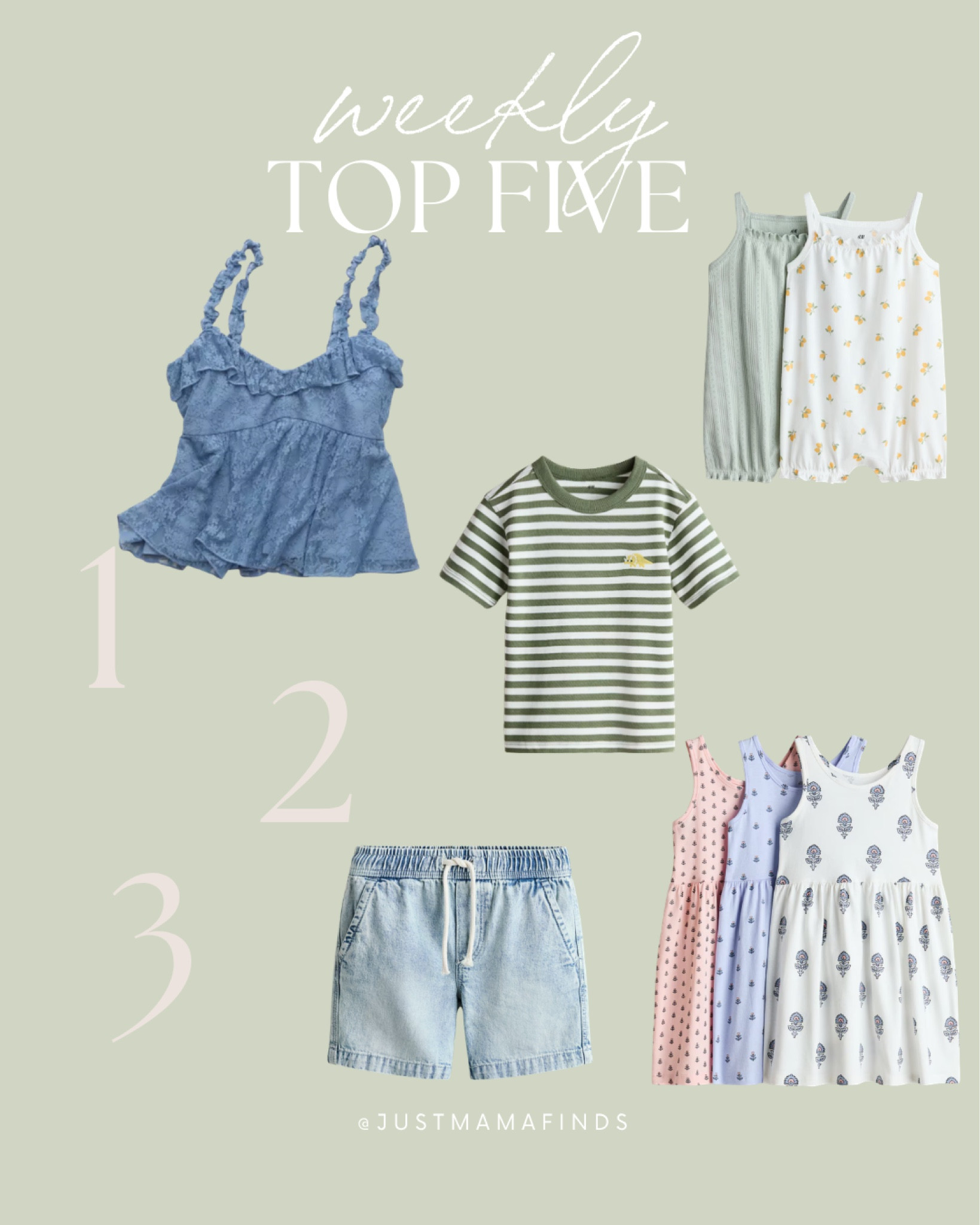 Weekly top 5 best-sellers! 

Women’s tops, baby, girls, boys 

#LTKKids #LTKBaby #LTKSaleAlert