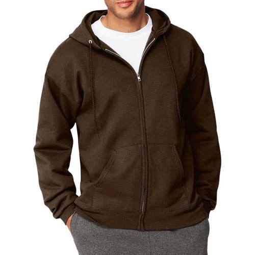 Hanes Men's and Big Men's Ultimate Cotton Heavyweight Fleece Full Zip Hood, up to Size 3XL | Walmart (US)