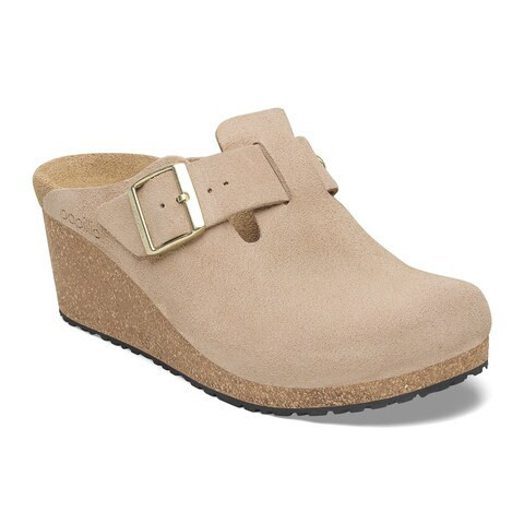 Fanny Suede Leather Warm Sand Clogs | Birkenstock USA